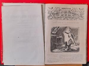 Bild des Verkufers fr Moniteur des Dames et des Demoiselles 1865-1866 (November 1865-October 1866) (Guide complet des Tous le Travaux de Dames. Literature choisie avec illustration, Musique, Modes, Lingeries, Travaux avec Figures, Recettes, Jardinage etc.) zum Verkauf von ANTIQUARIAT H. EPPLER