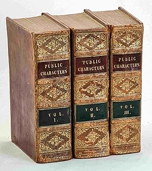 Bild des Verkufers fr Public Characters of all Nations consisting of Biographical Accounts of nearly three thousand eminent contemporaries, alphabetically arranged, with numerous portraits, in three volumes. zum Verkauf von Muir Books [Robert Muir Old & Rare Books]