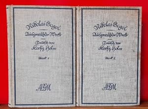 Ausgewählte Werke in zwei Bänden (Deutsch von Korfiz Holm. Band 1: Tote Seelen; Petersburger Gesc...