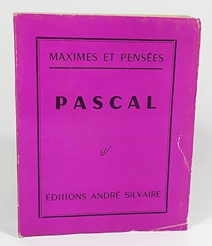 Image du vendeur pour Pascal (1623-1662) Maximes et penses mis en vente par Librairie L'Autre sommeil