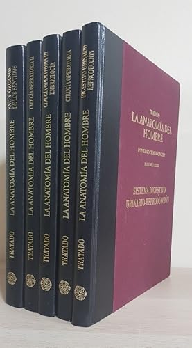 Imagen del vendedor de TRATADO DE ANATOMA DEL HOMBRE POR EL DOCTOR BOURGERY: CIRUGA OPERATORIA TOMO I-II-III. SNC Y RGANOS DE LOS SENTIDOS. a la venta por Librera Smile Books