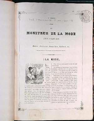 Bild des Verkufers fr Le moniteur de la mode raccolta 1851 zum Verkauf von Librodifaccia