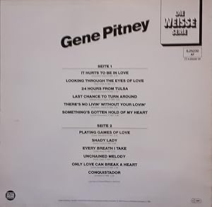 Image du vendeur pour Gene Pitney - Same; Die Weisse Serie - LP - Vinyl Schallplatte mis en vente par Walter Gottfried