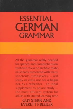Imagen del vendedor de Essential German Grammar a la venta por GreatBookPrices