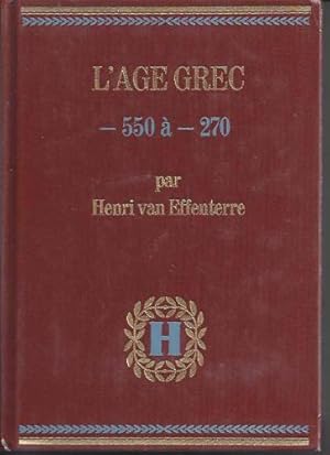 Bild des Verkufers fr L'AGE GREC -550  -270. zum Verkauf von Ammareal