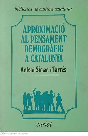 Imagen del vendedor de Aproximaci al pensament demogrfic a Catalunya a la venta por Llibres Capra