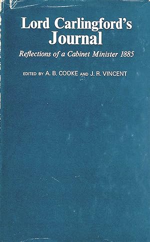 Seller image for Journal: Reflections of a Cabinet Minister, 1885 for sale by M Godding Books Ltd