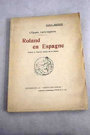 Seller image for Roland en Espagne for sale by Alcan Libros