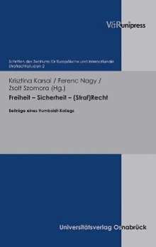Seller image for Freiheit - Sicherheit - (Straf)Recht for sale by moluna