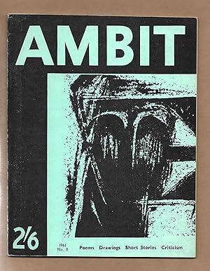 Bild des Verkufers fr Ambit No.8 (May 1961) zum Verkauf von The Bookshop at Beech Cottage