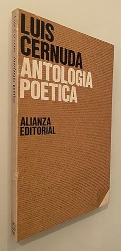 Seller image for Antologa potica for sale by Nk Libros