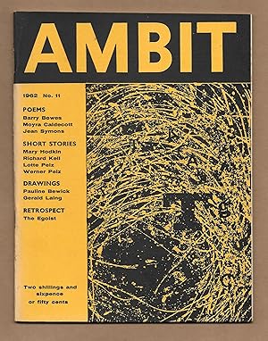 Image du vendeur pour Ambit No.11 (February 1962) mis en vente par The Bookshop at Beech Cottage