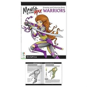 Seller image for Manga to the Max Drawing and Colouring Book: Warriors (Paperback) for sale by Grand Eagle Retail