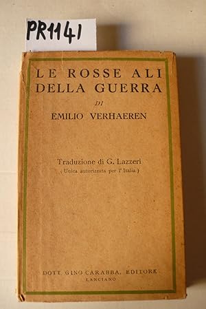 Le rosse ali della guerra, poesie