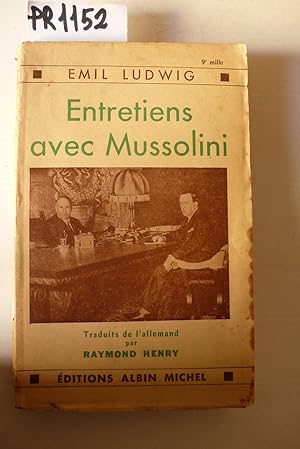 Entretien avec Mussolini