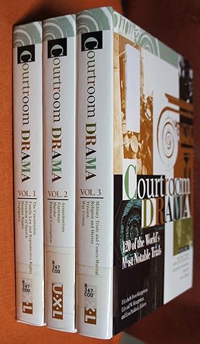 Seller image for Courtroom Drama 120 of the World's Most Notable Trials (Volumes 1-3) for sale by GuthrieBooks