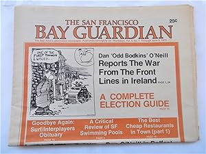 Immagine del venditore per The San Francisco Bay Guardian (Vol. 6 No. 7 - June 8, 1972): The Bay Area's Alternative Newspaper venduto da Bloomsbury Books