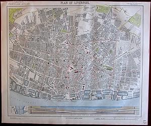 Liverpool England Britain U.K. 1883 Lett's SDUK urban center city plan