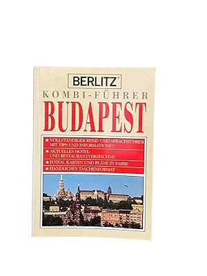 Imagen del vendedor de BERLITZ KOMBI-FHRER BUDAPEST REISE- UND SPRACHFHRER. a la venta por Nostalgie Salzburg