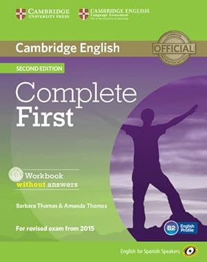 Imagen del vendedor de Complete First for Spanish Speakers Workbook without Answers with Audio CD a la venta por WeBuyBooks