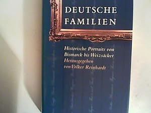 Bild des Verkufers fr Deutsche Familien zum Verkauf von ANTIQUARIAT FRDEBUCH Inh.Michael Simon