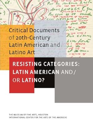 Imagen del vendedor de Resisting Categories : Latin American And/Or Latino? a la venta por GreatBookPrices