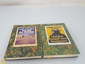 Immagine del venditore per Konvolut 2 Bcher: Maigret verliert eine Verehrerin; Der Ruf der Wildnis Roman venduto da SIGA eG