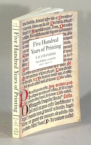 Bild des Verkufers fr Five hundred years of printing . New edition, revised by John Trevitt zum Verkauf von Rulon-Miller Books (ABAA / ILAB)