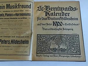 Für das Bistum Hildesheim auf das Jahr 1920 n. Christi Geburt. Vierunddreißigster Jahrgang