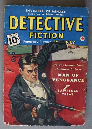 Image du vendeur pour DETECTIVE FICTION WEEKLY. ( Mystery Pulp - Formerly FLYNN'S.) June 15/1940. mis en vente par Comic World