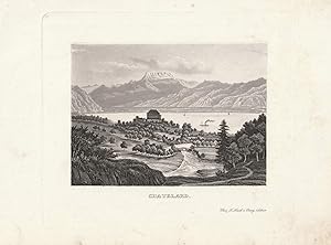 Seller image for Chatelard. Aquatinta-Ansicht. for sale by Antiquariat Dennis R. Plummer