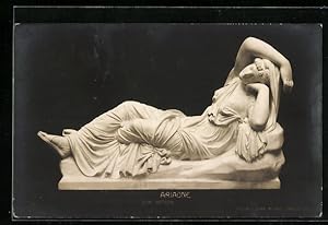 Bild des Verkufers fr Ansichtskarte Skulptur der Ariadne im Vatikan zum Verkauf von Bartko-Reher