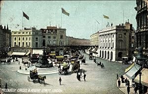 Ansichtskarte / Postkarte London City, Piccadilly Circus and Regent Street, Traffic