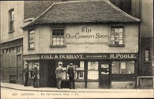 Immagine del venditore per Ansichtskarte / Postkarte London City, The Old Curiosity Shop, Gill und Durrant, H. Poole venduto da akpool GmbH