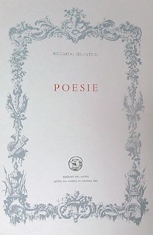 Seller image for Poesie for sale by Miliardi di Parole