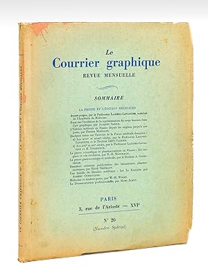 Le Courrier Graphique. Revue Mensuelle. N° 20 (3e année - Décembre 1938 - N°20) Numéro spécial) :...