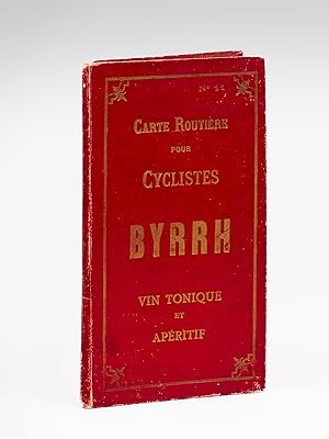 Carte Routière pour Cyclistes BYRRH. Vin tonique et apéritif [ Sud-Ouest ]