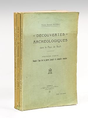 Découvertes archéologiques dans le Pays de Buch (3 Tomes - Complet) [ Edition originale Livre déd...