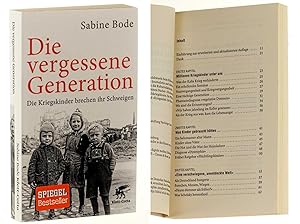 Bild des Verkufers fr Die vergessene Generation. Die Kriegskinder brechen ihr Schweigen. 10. Aufl. zum Verkauf von Antiquariat Lehmann-Dronke