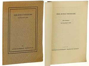 Bild des Verkufers fr Der junge Nietzsche. Ein Vortrag. zum Verkauf von Antiquariat Lehmann-Dronke