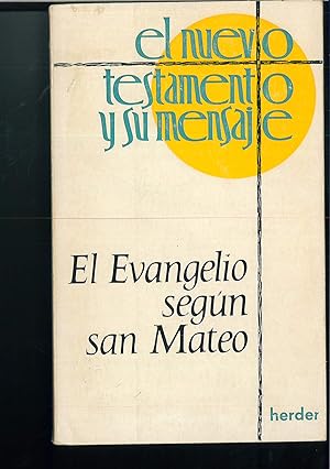 Imagen del vendedor de El Evangelio segun San Mateo, tomo 2º a la venta por Papel y Letras