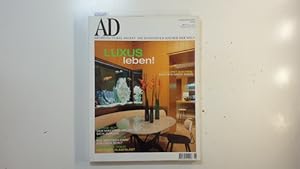 Imagen del vendedor de AD Architectural Digest, die schnsten Huser der Welt; Nr. 28, Oktober/November, 6/2001; Luxus Leben! a la venta por Gebrauchtbcherlogistik  H.J. Lauterbach