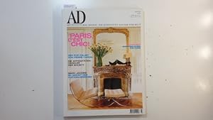 Imagen del vendedor de AD Architectural Digest, die schnsten Huser der Welt; Nr. 25, April/Mai, 3/2001; Paris C'est Chic a la venta por Gebrauchtbcherlogistik  H.J. Lauterbach