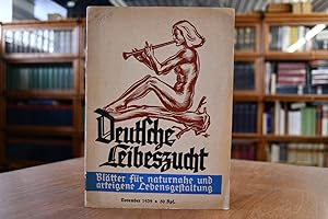Deutsche Leibeszucht. Blätter für naturnahe und arteigene Lebensgestaltung. November 1939.