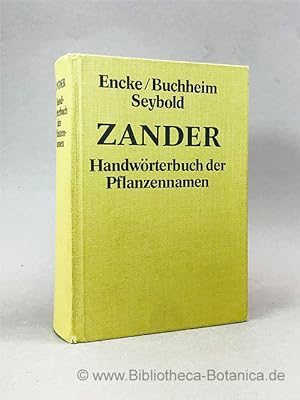 Image du vendeur pour Handwrterbuch der Pflanzennamen mis en vente par Bibliotheca Botanica