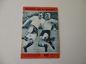Fußball Jugend Heft Nr.10 Oktober 1965 Länderspiel Schweden Beckenbauer