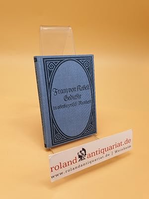 Imagen del vendedor de Gedichte in oberbayrischer Mundart a la venta por Roland Antiquariat UG haftungsbeschrnkt
