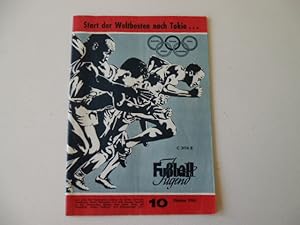 Fußball Jugend Heft Nr.10 Oktober 1964 Olympia Tokio Uwe Seeler