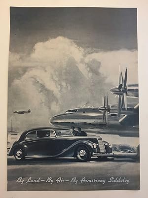 Image du vendeur pour By Land - By Air - By Armstrong-Siddeley" Original 1949 Car Advert mis en vente par Maynard & Bradley