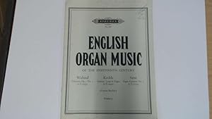 Bild des Verkufers fr English Organ Music of the Eighteenth Century. Volume 2. zum Verkauf von Goldstone Rare Books